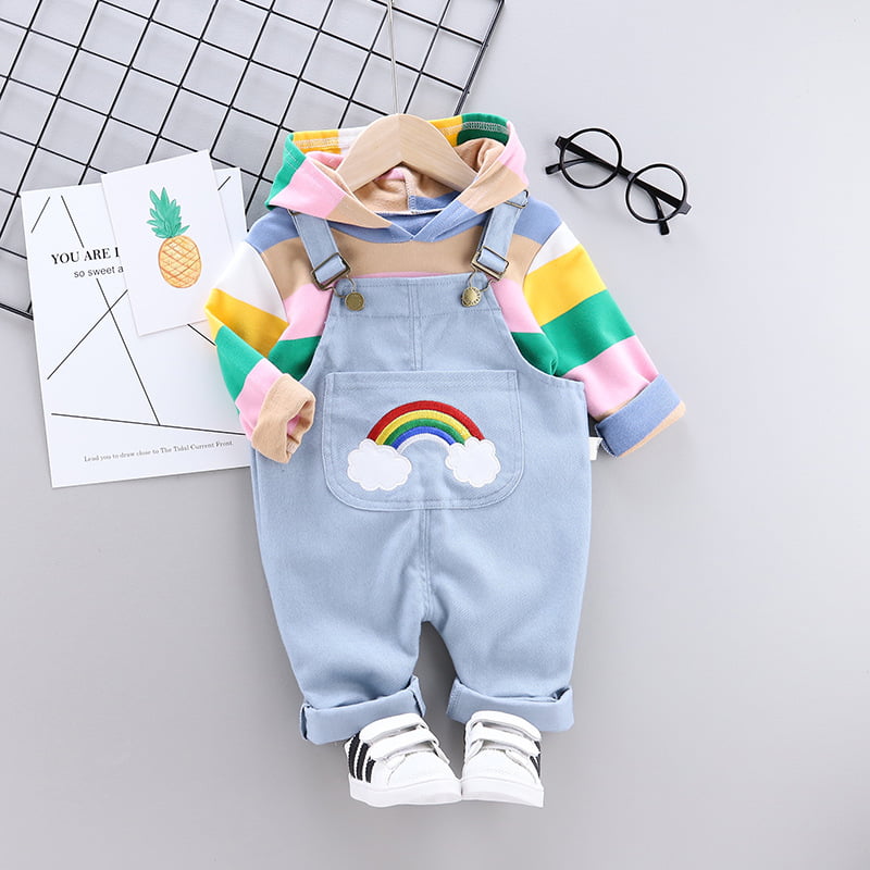 Newborn Baby Girls Boys Clothes Kids Tops Trouser Pants Tracksuit Outfits Set