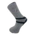 thumbnail image 3 of Thermal Socks for Men Winter Wool Crew Socks Gray 1 PAIR Size 10-13, 3 of 4