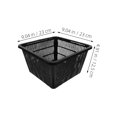 thumbnail image 2 of unbranded 3Ud Canastas De Plástico Negras Para Plantas Hidropónicas Mejorando Producción En Ambientes, 2 of 8