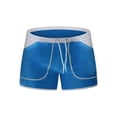 thumbnail image 3 of WREESH Men'S Large Quick Dry Flat Angle Solid Beach Bathing Trunks, 3 of 4