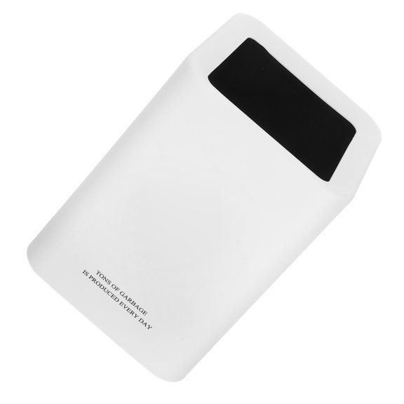 FOMIYES White Plastic Trash Bin for Kitchen and Bathroom - , Stylish, Versatile Wastebasket for Home Use