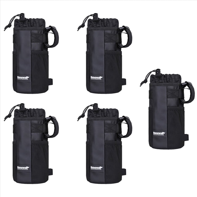 5X Rhinowalk Bolsa de Transporte para Botella de Agua para Ciclismo, Bolsa para Bicicleta , Bolsa para Hervidor de Agua, Hervidor de Aislamiento PortáTil, Bolsa para Manillar