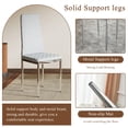 thumbnail image 5 of SESSLIFE Dining Chairs Set of 4, PU Leather Kitchen Chairs with Padded High Back for Kitchen Living Room Restaurant,Gray(Only 4 Chairs), 5 of 8