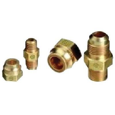 Flare Fitting Connection - Brass SAE Flare Tubing Connections, Adapter, 500 PSIG, CGA-295 to 3/8 in NPT(M)