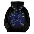 thumbnail image 2 of DHFJKG Pullover Stylized Rainbow Print Children's Sweatshirt Warm Pullover For Boys Girls With A Hood Long Sleeved Thickened Pocket Hoodie For Kids Teenagers 2 To 13 Round Neck Cozy Tops, 2 of 3