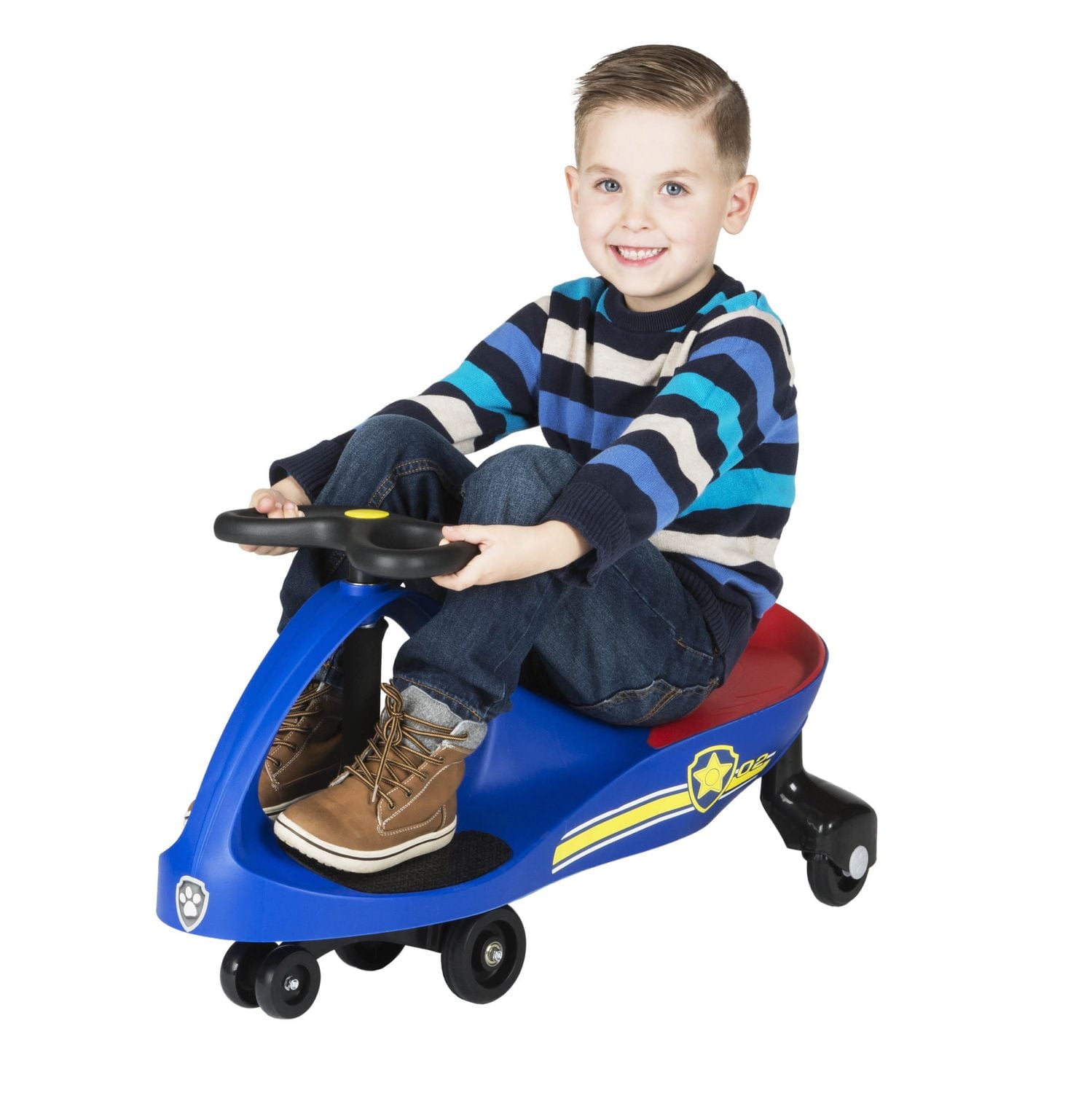 PAW Patrol - The Original PlasmaCar by Plasmart Inc. – Chase – Blue, Ride on Toy