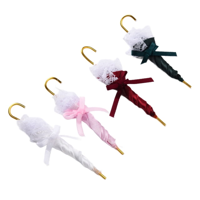 Accesorio para casa de muñecas, paraguas para casa de muñecas, paraguas en miniatura para casa de muñecas vívida y de moda, paraguas para casa de muñecas, uso conveniente
