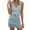 Blue, variant on Two Piece Skirt Set for Women Solid Crochet Hollow Out Knitted V Neck Crop Vest Top Skirt Vacation Suit Summer Sets Women 2 Piece Outfits Blue L
