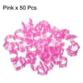 thumbnail image 3 of 50pcs Bobbin Holder Plastic Bobbin Clamps Sewing Tool Clip Thread Clips Holder for Sewing Machines Organizing Threads & Avoiding Tangles, Pink, 3 of 7
