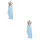 thumbnail image 3 of Sonducket Hogar niños Toalla de baño Chinlon niños absorbente de agua estilo de dibujos animados Adorable albornoz bata de ducha Ponchos Type1 NO1, 3 of 6