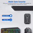 2X Keyboard and Mouse Converter Portable Mobile Gaming Keyboard Mouse