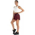 thumbnail image 4 of Women's Quick-Dry Workout Sports Running Yoga Athletic Shorts Built-in Panties, 4 of 5