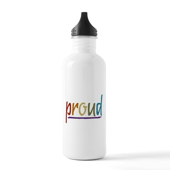 CafePress - Earth Pride Stainless Water Bottle 1 - Stainless Steel Water Bottle, Sports Bottle, 1.0L