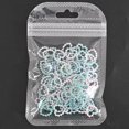 thumbnail image 1 of Pegatinas de perlas para decoración de uñas, 100 unids/lote/bolsa, corazón hueco de Corea, charms de 11mm, joyería, decoraciones de perlas, Color graduado para diseño de uñas, A604, 1 of 4