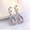 Pink, variant on Gorgeous 2 Color Moonstone Drop Earring 925 Silver Women Anniversary Jewelry