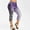 Purple womens pants, variant on up to 60% off Gifts Usmixi Womens Capris Vintage Floral Plus Size Stretch Lightweight Cropped Pants Workout Sports Elastic Waist 3/4 Trousers with Pocket Purple XXXXXL