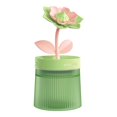 thumbnail image 1 of Humidificador LED, humidificador de aire, luz nocturna, 4 temporizadores, portátil, recargable, para plantas, habitación de niños, oficina, guardería. Verde, 1 of 8
