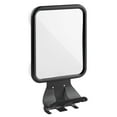 thumbnail image 6 of mDesign Large Modern Metal Suction Shaving Mirror Center for Bathroom - Black, 6 of 6