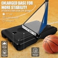 thumbnail image 6 of HONGGE Basketball Hoop, Portable Basketball Hoop System for Outdoor, Adjustable Height 5.7-10ft 44in Backboard Basketball Goal for Kids Teen and Adult, 6 of 8