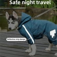 thumbnail image 4 of Winter Dog Jackets with Reflective Stripe Kitten Hoodie Coat Bright Color Jackets Windproof Clothing for Pet Dog, 4 of 9