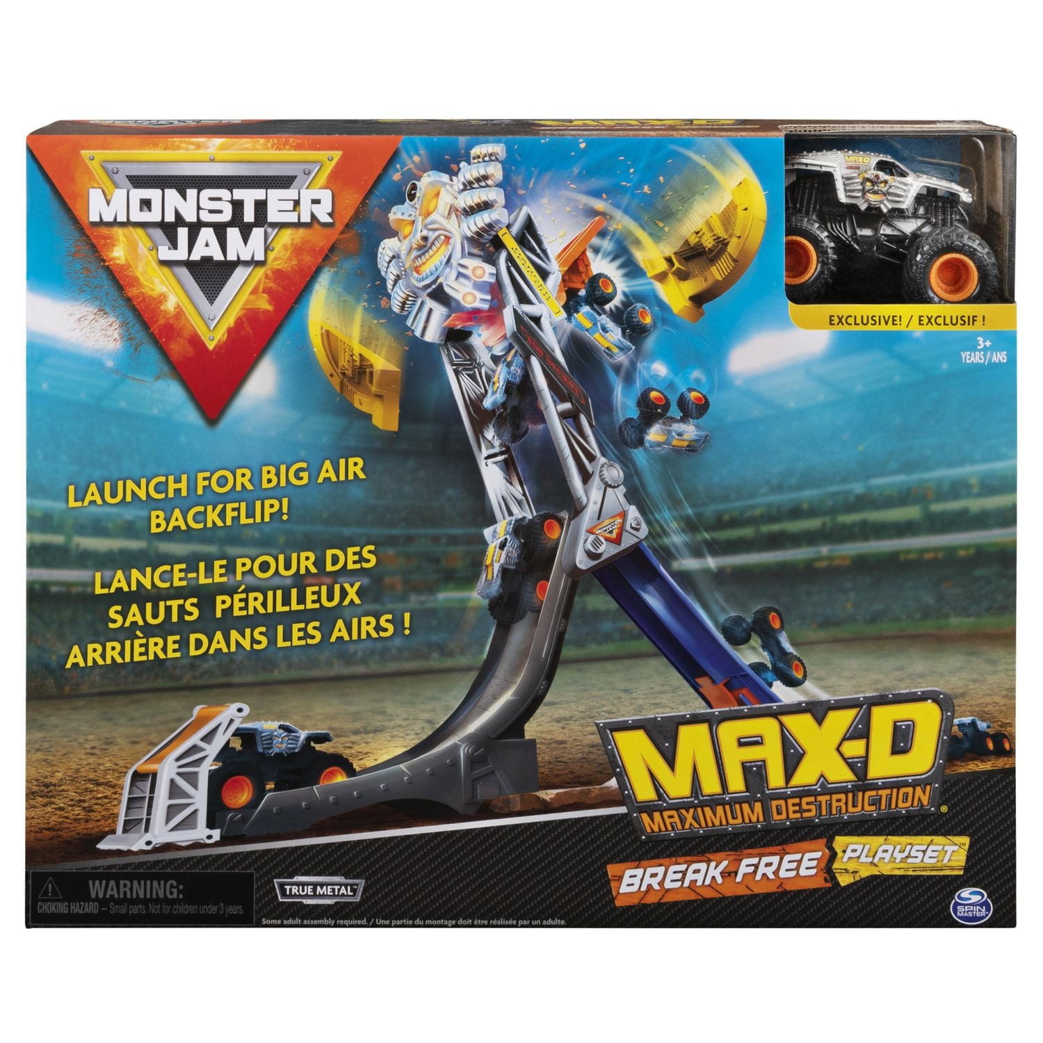 Monster Jam Official Max-D Break Free Playset
