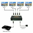 thumbnail image 5 of 1 In 4 Out 3D  Sync 4K HDMI 2.0 Cable Repeater Mirror Splitter Amplifier HUB Box, 5 of 6