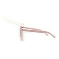 thumbnail image 3 of Womens Large Flip Up Visor Flat Top Horn Rim Plastic Sunglasses Pink Smoke, 3 of 4