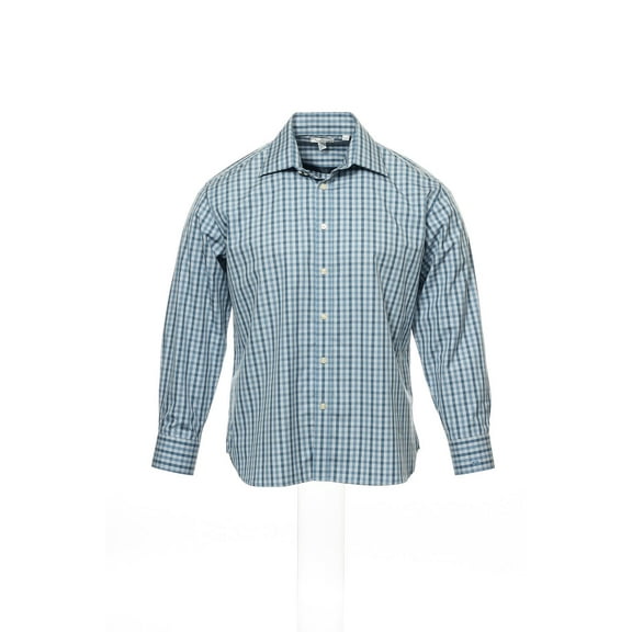 Ryan Kenny Blue Button Down Shirt Sport , Size Large