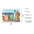 thumbnail image 2 of Warm Weather - Surfboard Art - From an Original Color Painting by Scott Westmoreland - Master Art Print (Unframed) 12in x 18in, 2 of 4