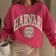 thumbnail image 4 of Womens Casual Long Sleeve Sweatshirts Crew Neck Letter Printed Tops Lightweight Loose Pullover Sweatshirt, 4 of 6