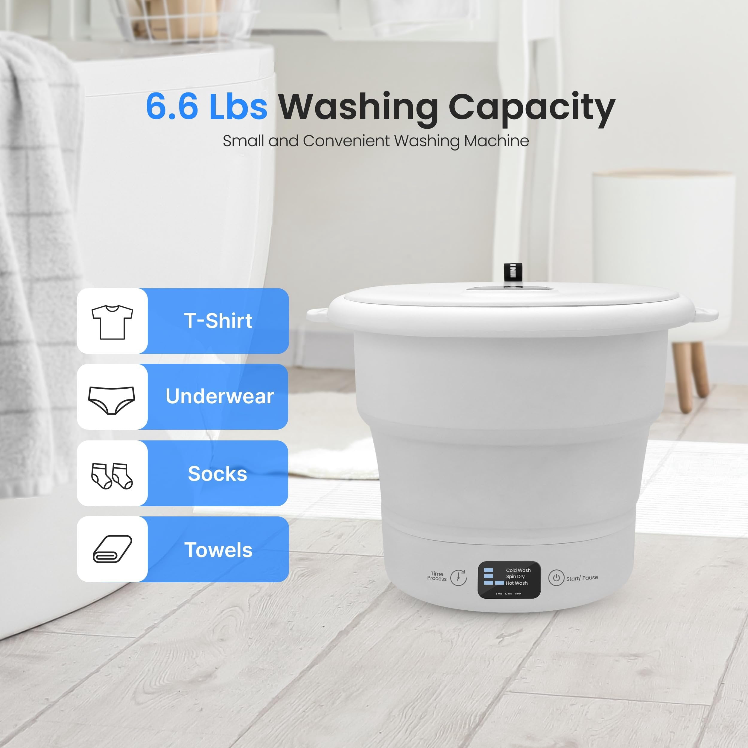 SereneLife Portable Mini Washing Machine