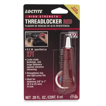 Loctite 487231 Threadlocker 262 High Strength Red - 6ml.