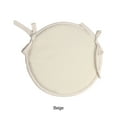 thumbnail image 2 of Yuarrent 4 unids/set de cojines hechos con algodón para una sensación suave y transpirable, cojines de silla antideslizantes con lazos Decoración del hogar Beige, 2 of 6
