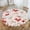 Cherry Bow Rose, variant on Taierverra Christmas Table Covers for 6 Foot Tables Reusable Tablecloths Xmas Cookie Snowflake Table Cloths for Round Tables Cute Spill-proof Gingerbread House Round Table Cover Fitted