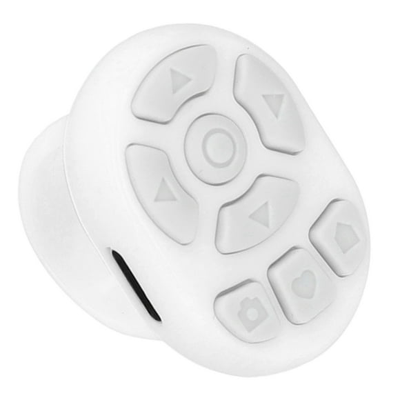 Scrolling Ring Remote Control, 72H Cordless BT5.3 Camera Remote Shutter Selfie Buttons, Smart Page Turner for IOS 15, for 8.0