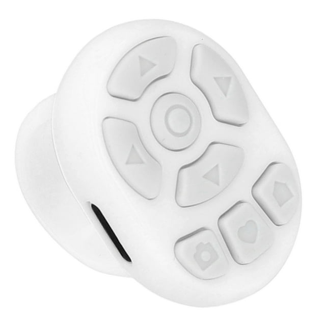 Scrolling Ring Remote Control, 72H Cordless BT5.3 Camera Remote Shutter Selfie Buttons, Smart Page Turner for IOS 15, for 8.0