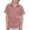 Pink#back to school boys shirt, variant on Kinrui Boys Cuban Guayabera Shirt Short Sleeve Button Down Shirt Summer Casual Cotton Linen Shirts Size 4-12 Years