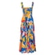 thumbnail image 1 of TRKIYQC Mujeres Impreso Slip Dress Adultos Verano Sin Mangas Tie Up Boat Neck Maxi One-piece TRKIYQC moderno, 1 of 9