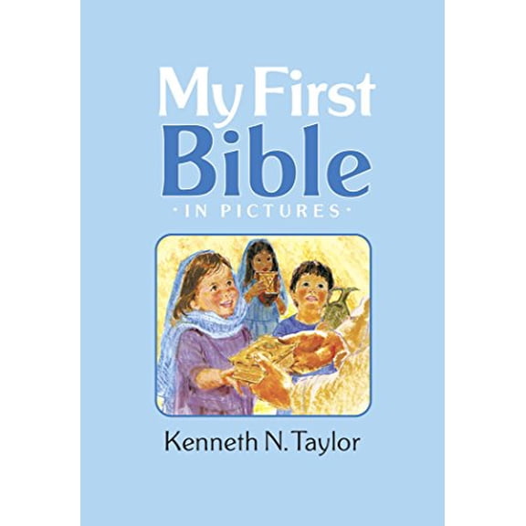 Pre-Owned My First Bible in Pictures, Baby Blue (Hardcover) 1414305923 9781414305929