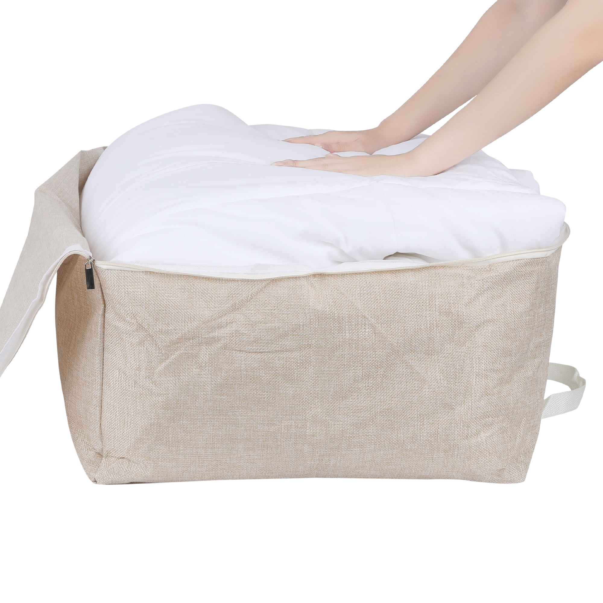Unique Bargains 1 Pack Clothes Storage Bags Moving Bags Kakhi 23*11*18in