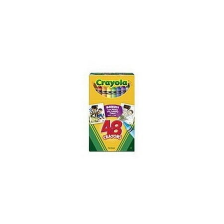 bin48 crayola regular size crayon 48pk high quality art drawing
