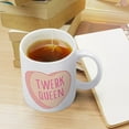 thumbnail image 3 of Twerk Queen Conversation Heart Valentine‘S Day Mug Coffee Mug 11 Oz Tea Cup For Men & Women | Unique Gift Idea | White, 3 of 5
