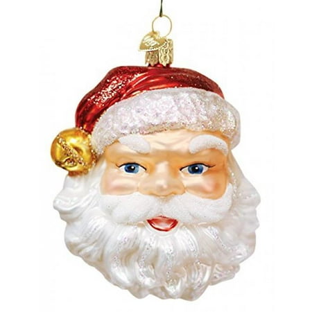- Old World Christmas Jingle Bell Santa Glass Blown Ornament