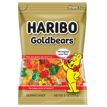 Haribo Goldbears Original Gummy Bears Bag, 8 Oz