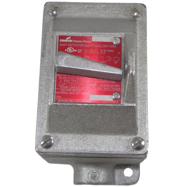 Eaton Crouse Hinds Eds2130 3 Way 3 4 Snap Switch