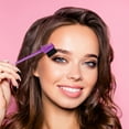thumbnail image 2 of Unique Bargains Dual Comb Eyebrow Brushes for Women Eyelash Eyebrow Travel Makeup Tool Purple 8.15" Length, 2 of 7