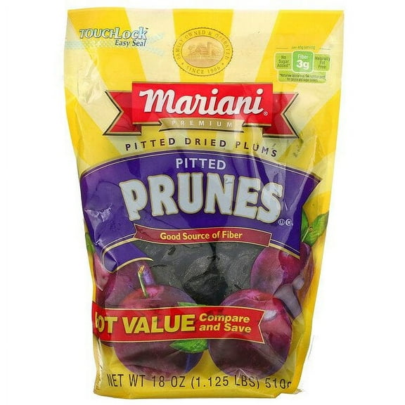 Mariani Dried Fruit, Premium Pitted Prunes, 18 oz