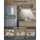 thumbnail image 5 of 30CM LED human body sensing light, rechargeable three color dimming light with wine cabinet, wardrobe light strip, ultra-thin intelligent night light, 5 of 5
