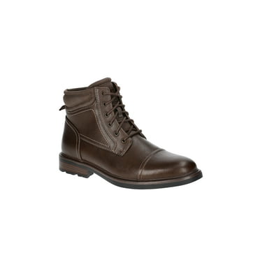 George Men's Faux Leather Lace Up Boots