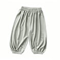 thumbnail image 3 of Generic Kids Boys Girls Harem Pants Casual Breathable Baggy School Trousers Quick Dry Lantern Pants Toddler Bloomer Jogging Bottoms, 3 of 8